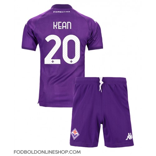 Fiorentina Moise Kean #20 Hjemme Trøje Børn 2024-25 Kortærmet (+ Korte bukser)